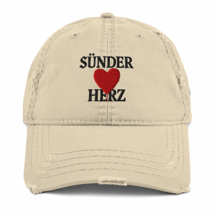 KiezKind – SünderHerz Dad Cap (Used-Look)