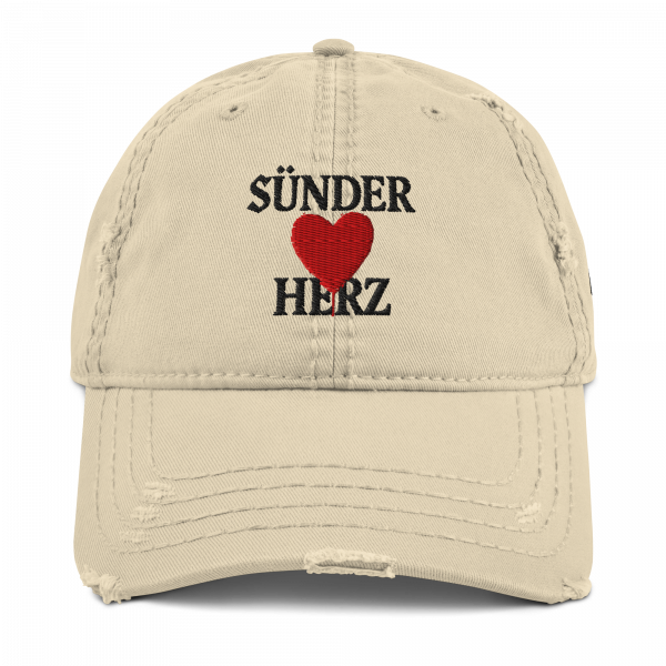 KiezKind – SünderHerz Dad Cap (Used-Look)