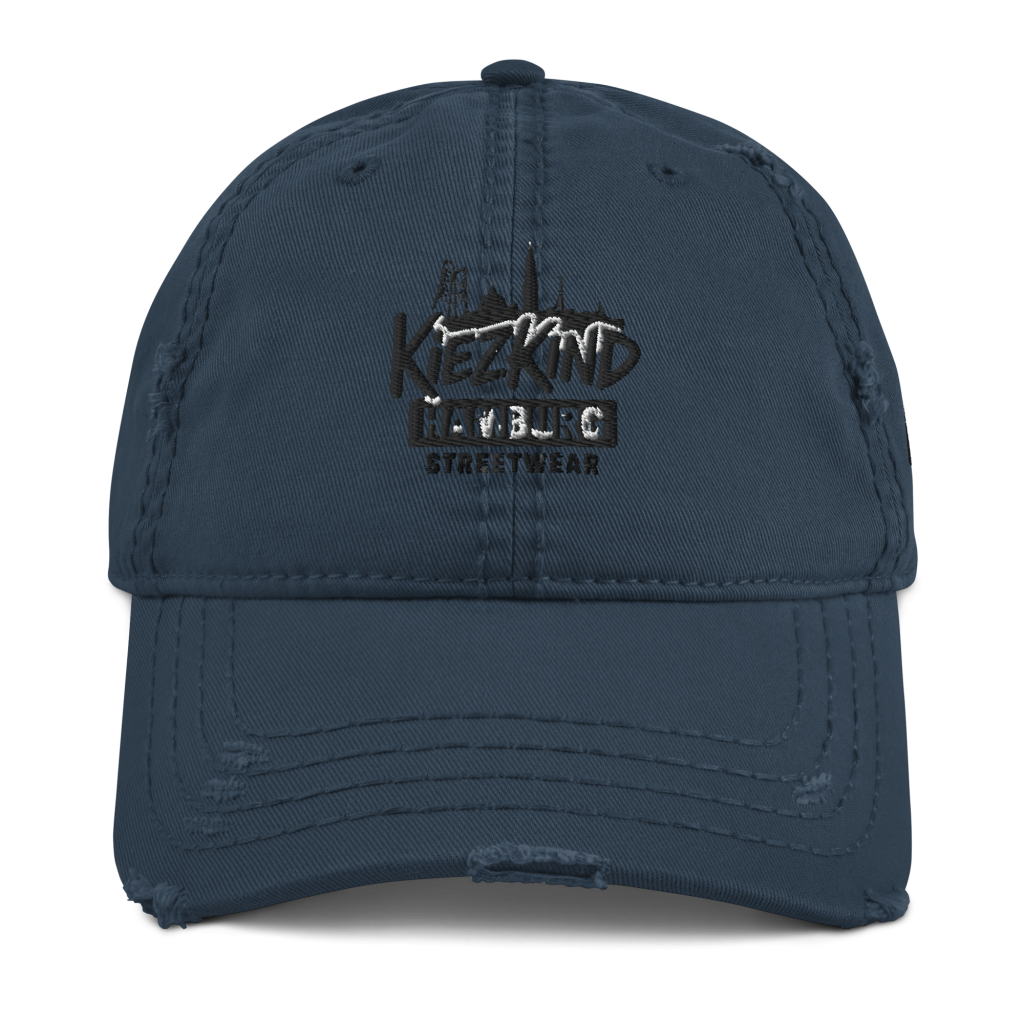 KiezKind – Hamburg Streetwear Dad Cap (Used-Look)