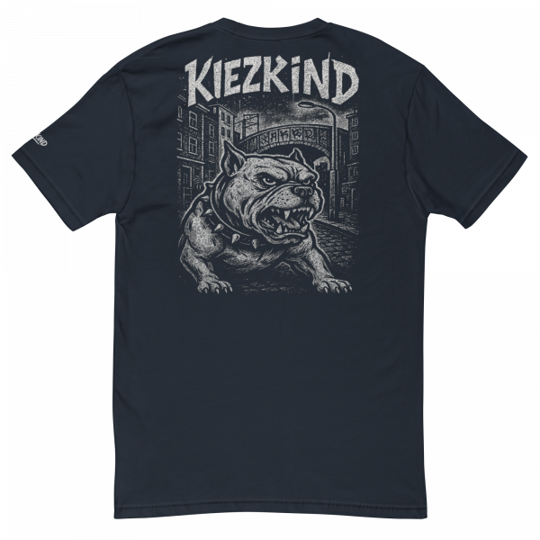 KiezKind – Bulldog White T-Shirt (Slim Fit) – Bild 4