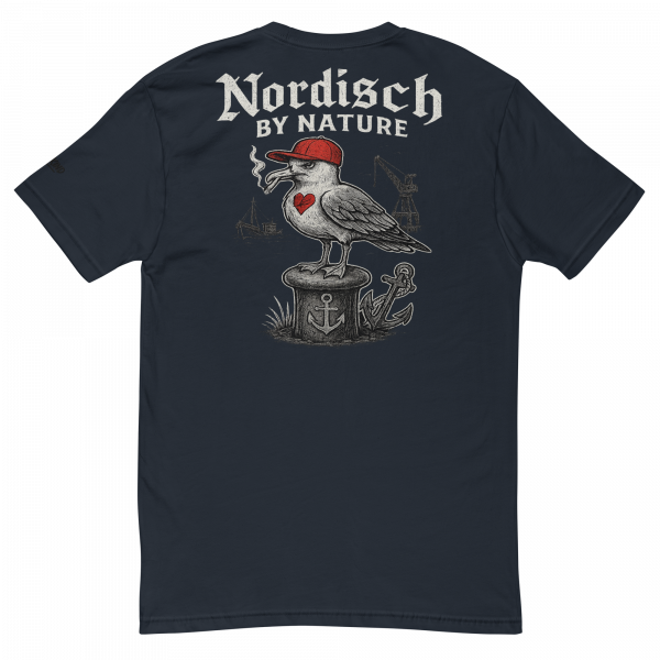 KiezKind – Nordisch by Nature Herren T-Shirt (Slim Fit) – Bild 4