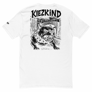 KiezKind – Bulldog Black T-Shirt (Slim Fit)