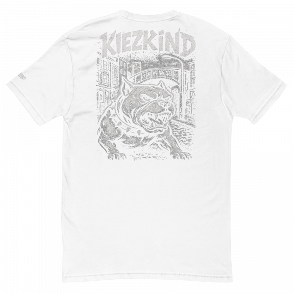 KiezKind – Bulldog White T-Shirt (Slim Fit) – Bild 12
