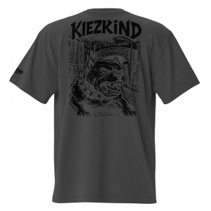 KiezKind – Bulldog Black Oversized T-Shirt