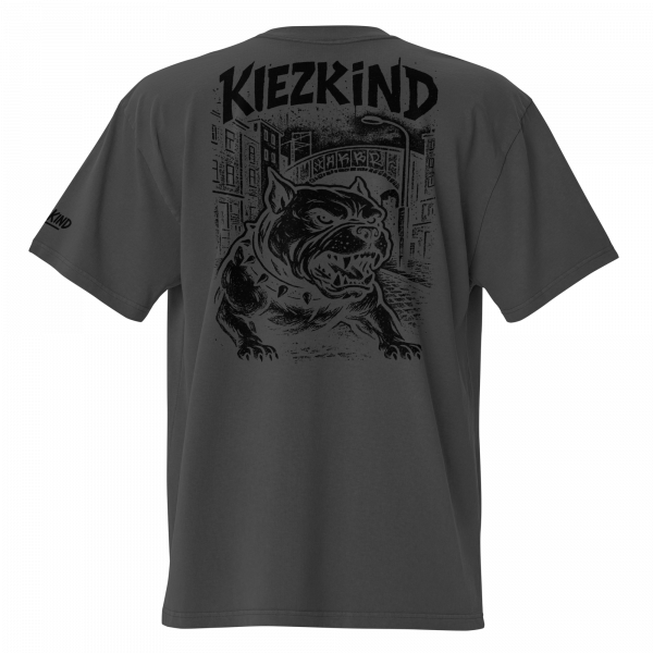 KiezKind – Bulldog Black Oversized T-Shirt