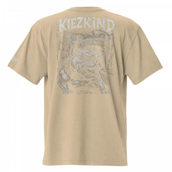 KiezKind – Bulldog White Oversized T-Shirt – Bild 6