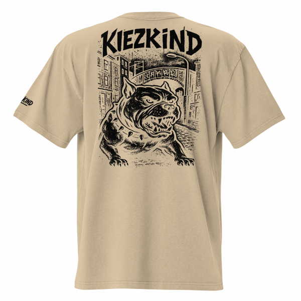 KiezKind – Bulldog Black Oversized T-Shirt – Bild 6