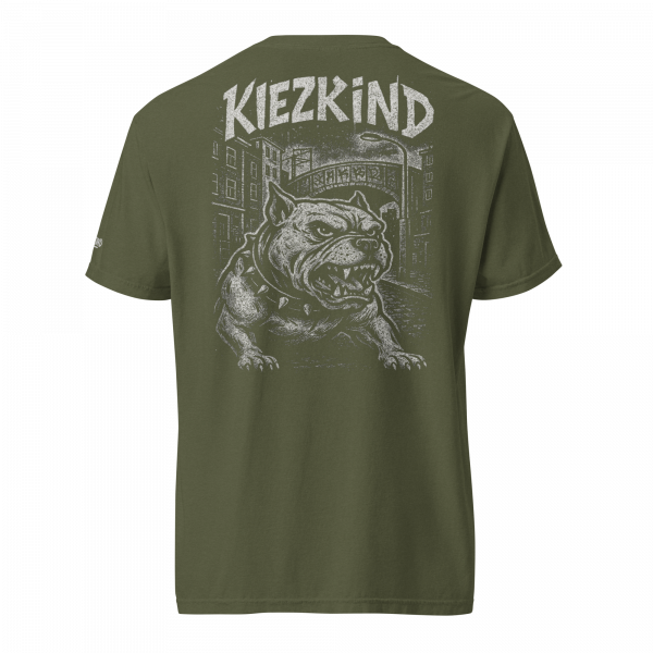 KiezKind – Bulldog White Heavy T-Shirt – Bild 30