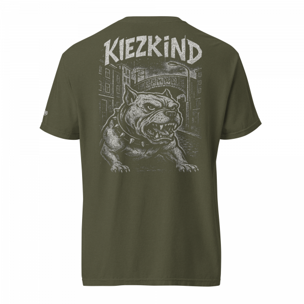 KiezKind – Bulldog White Heavy T-Shirt – Bild 22