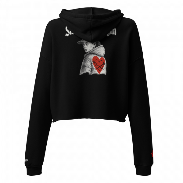 KiezKind – Straßenkönigin Cropped Hoodie – Bild 5