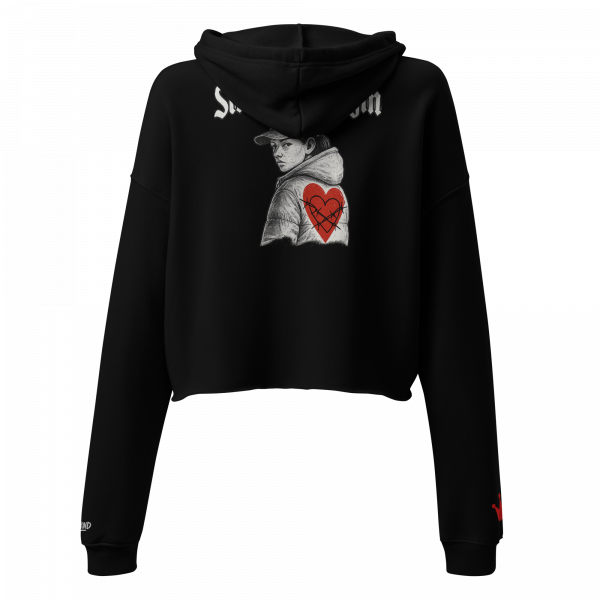 KiezKind – Straßenkönigin Cropped Hoodie – Bild 18