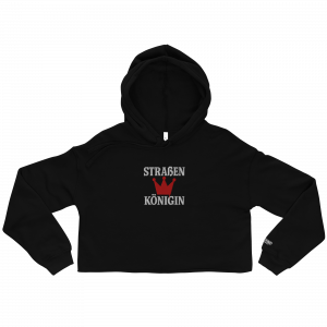 KiezKind – Straßenkönigin Cropped Hoodie