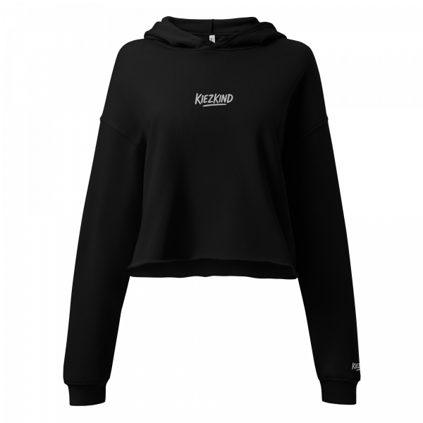 KiezKind – Bulldog White Cropped Hoodie – Bild 12