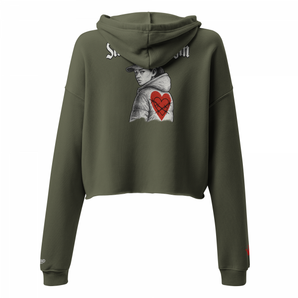 KiezKind – Straßenkönigin Cropped Hoodie – Bild 8