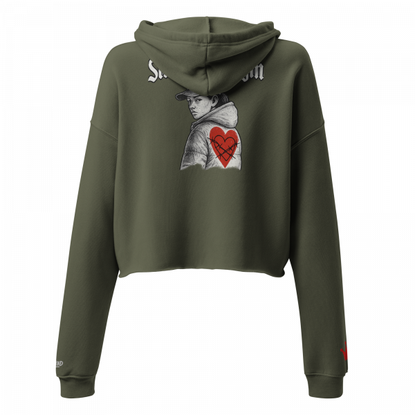 KiezKind – Straßenkönigin Cropped Hoodie – Bild 22