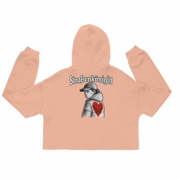 KiezKind – Straßenkönigin Cropped Hoodie