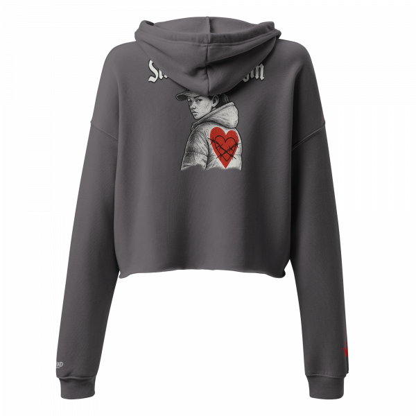 KiezKind – Straßenkönigin Cropped Hoodie – Bild 11