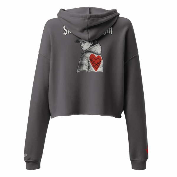 KiezKind – Straßenkönigin Cropped Hoodie – Bild 26