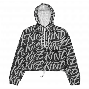 KiezKind – Allover Print Cropped Windjacke