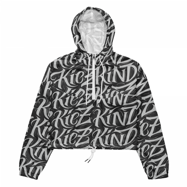 KiezKind – Allover Print Cropped Windjacke