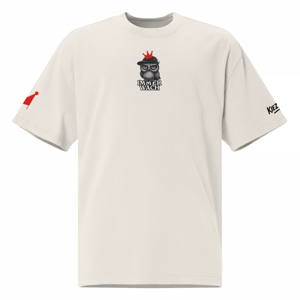 KiezKind – Immer Wach Oversized Vintage T-Shirt – Bild 13