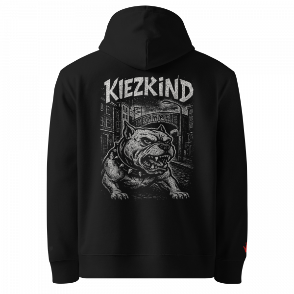 KiezKind – Bulldog White Hoodie