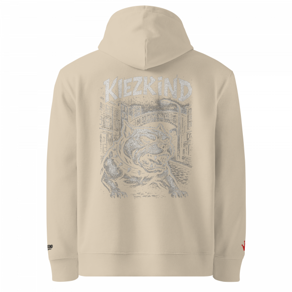 KiezKind – Bulldog White Hoodie – Bild 10