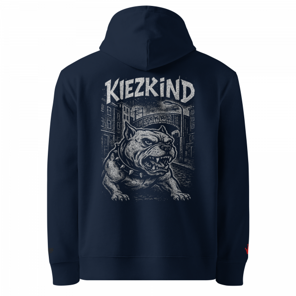 KiezKind – Bulldog White Hoodie – Bild 6