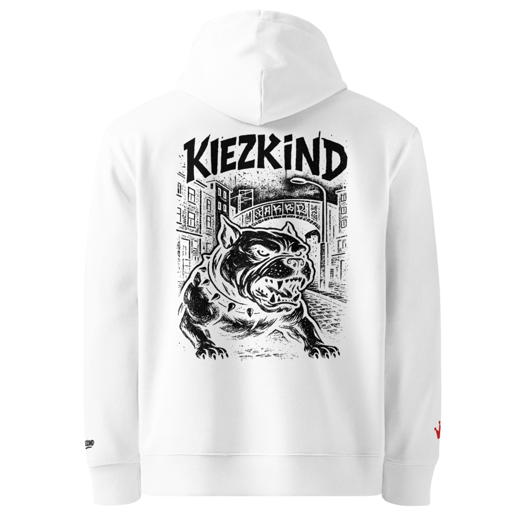 KiezKind – Bulldog Black Hoodie