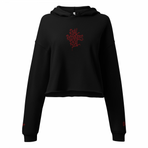 KiezKind – Real Recognizes Real Cropped Hoodie